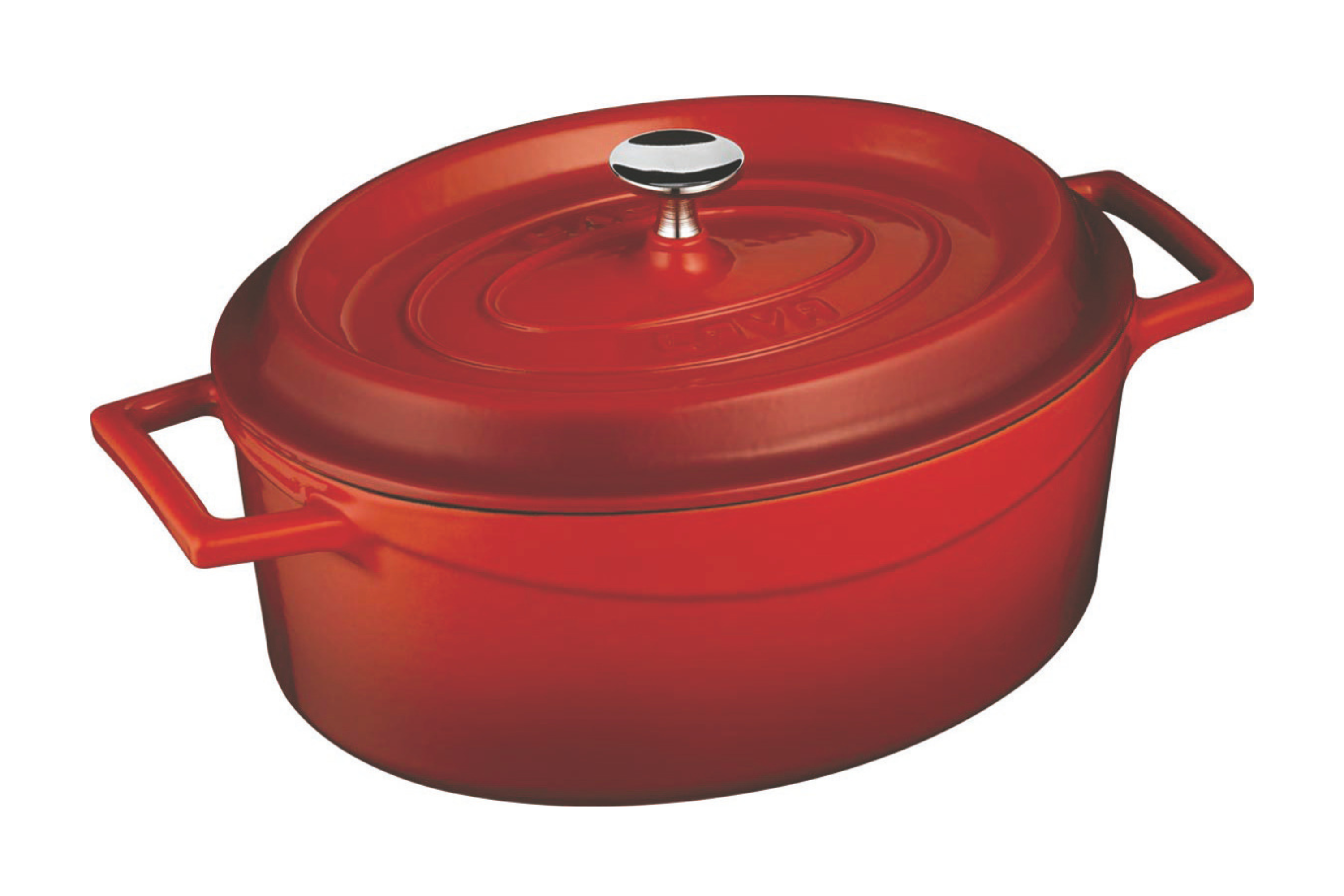 Caçarola Oval em Ferro Fundido Lava 29cm Ø