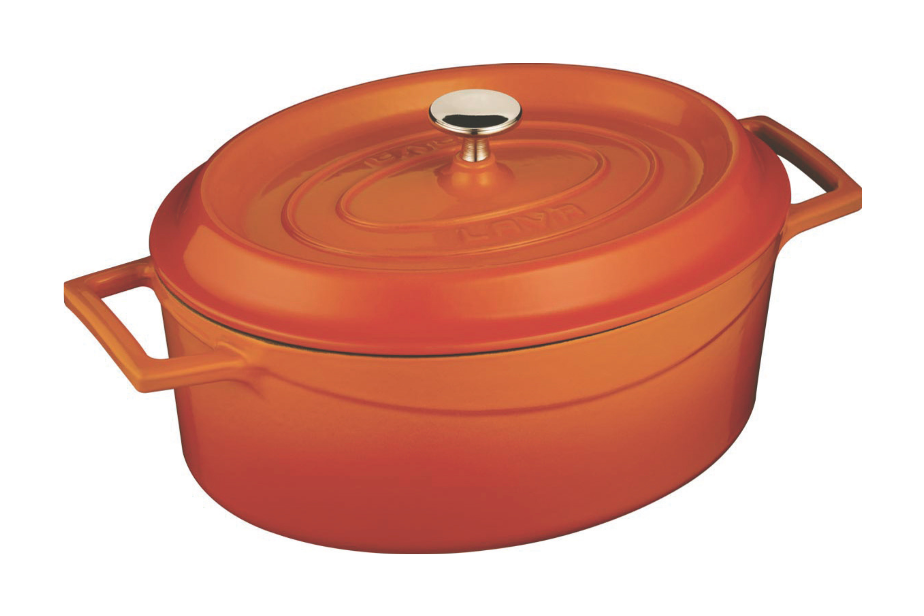 Caçarola Oval em Ferro Fundido Lava 27cm Ø