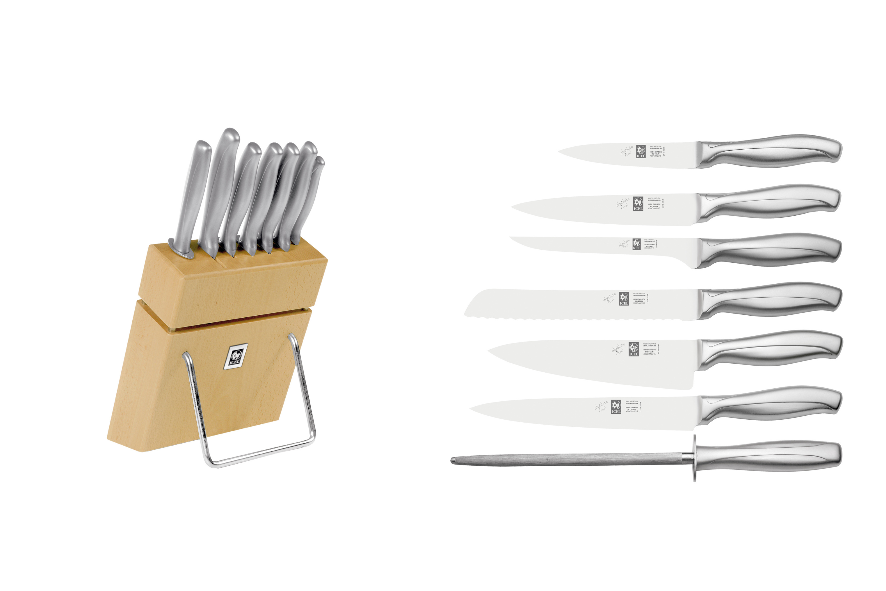 Bloco Absolute Steel com 7 peças