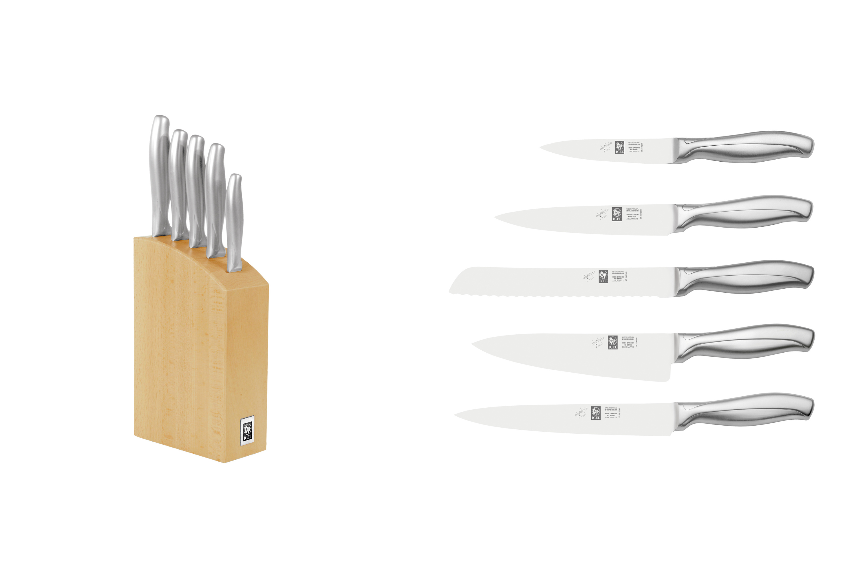 Bloco Absolute Steel com 5 peças