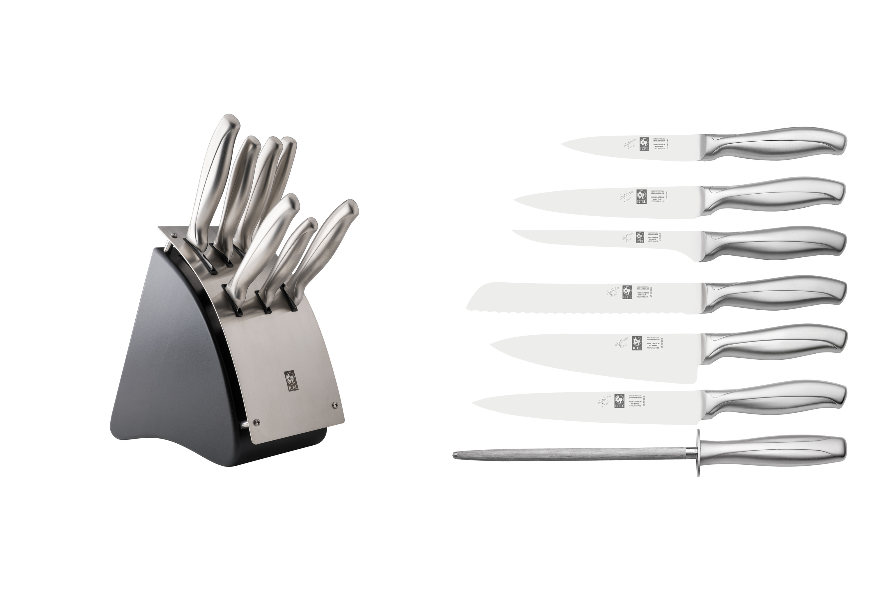 Bloco Absolute Steel com 7 peças