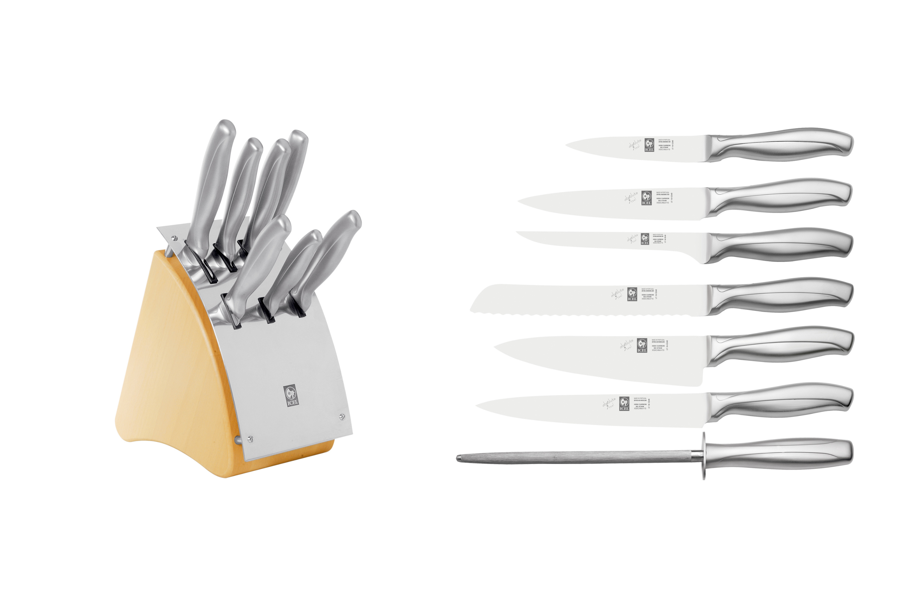 Bloco Absolute Steel com 7 peças