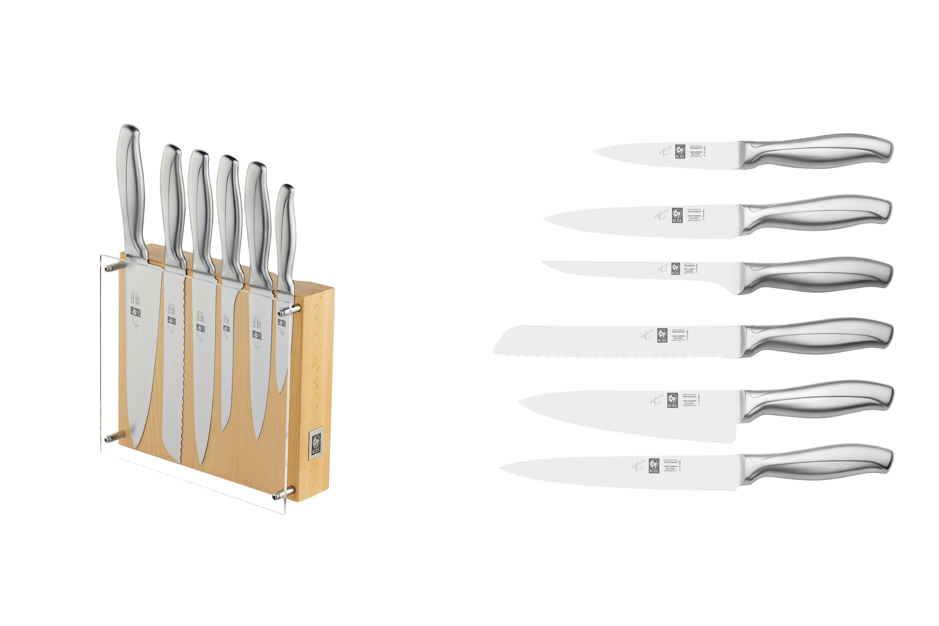 Bloco Absolute Steel com 6 peças
