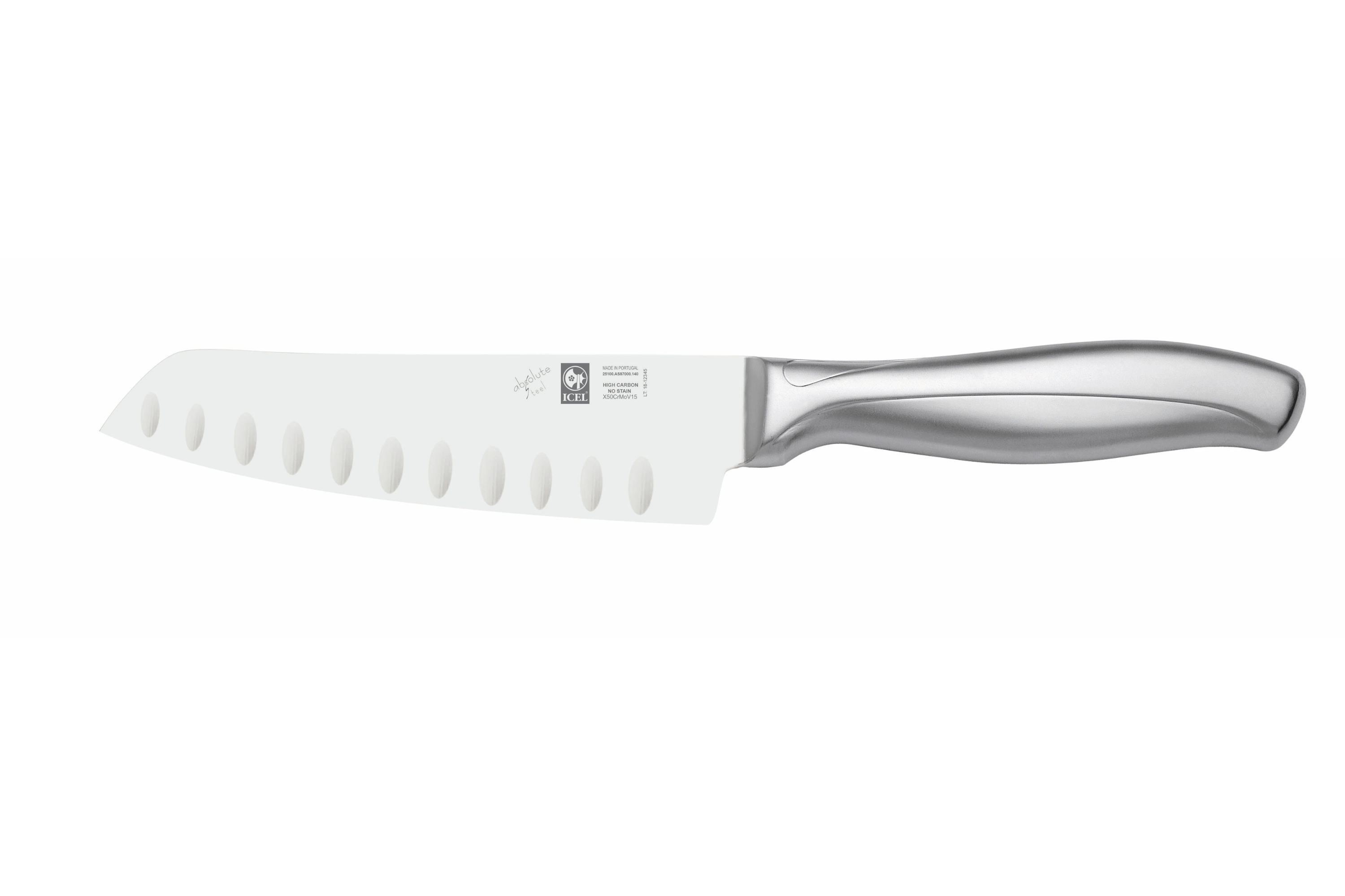 Faca Santoku, alvéolos 140mm