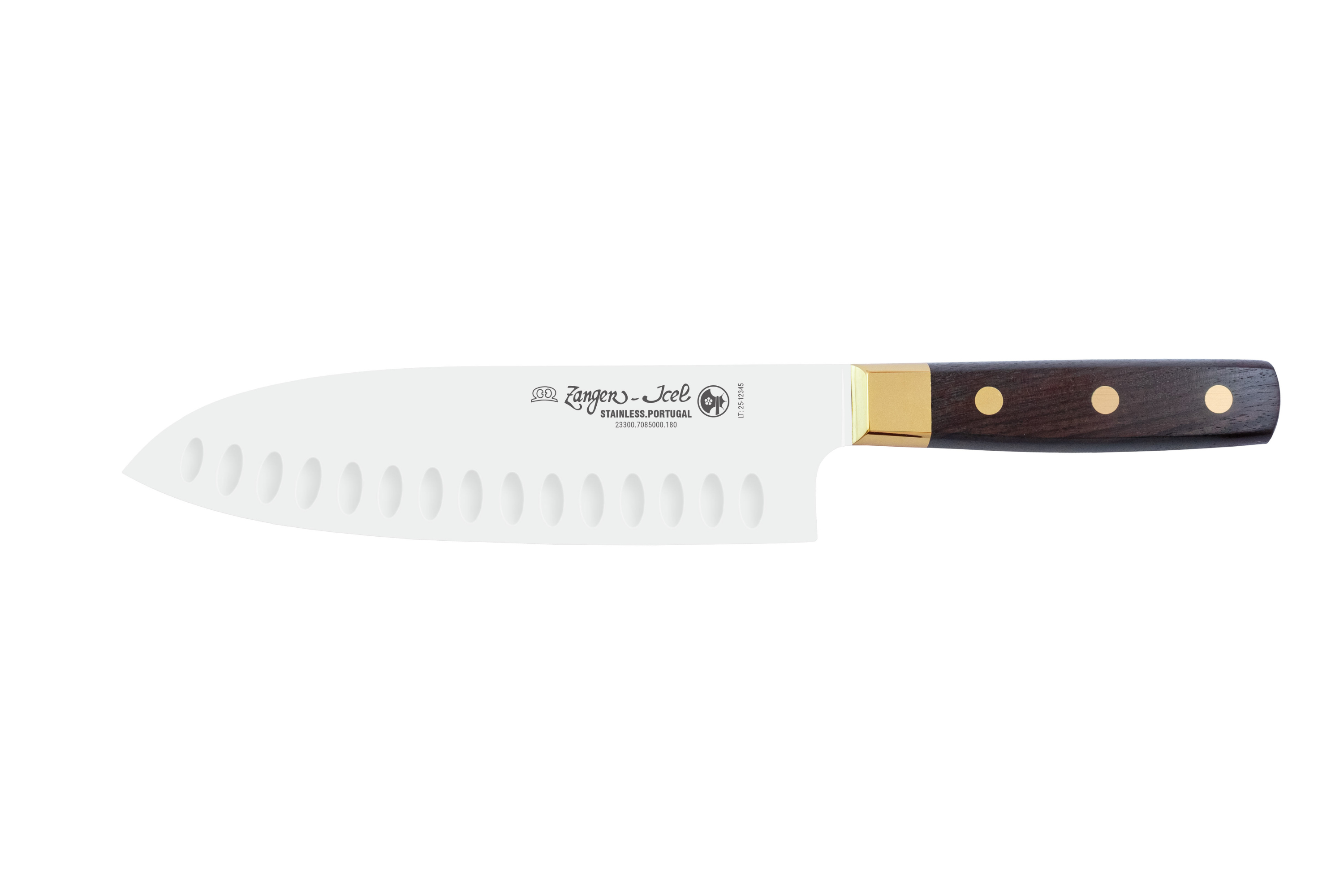 Faca Santoku, alvéolos 180mm