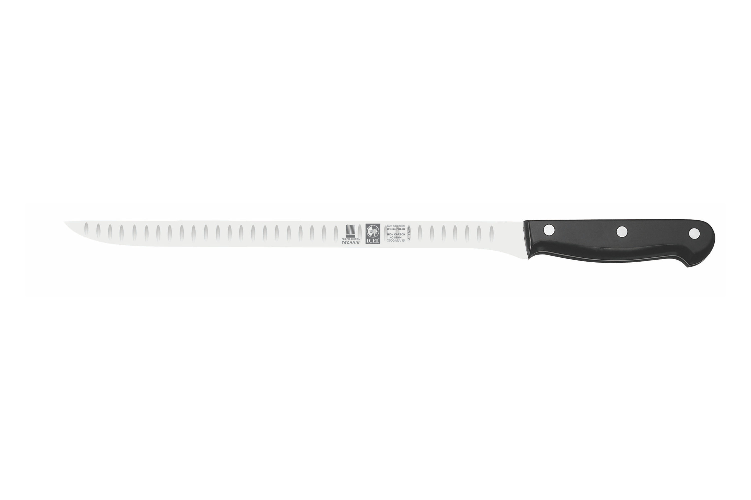 Faca para presunto, alvéolos 300mm