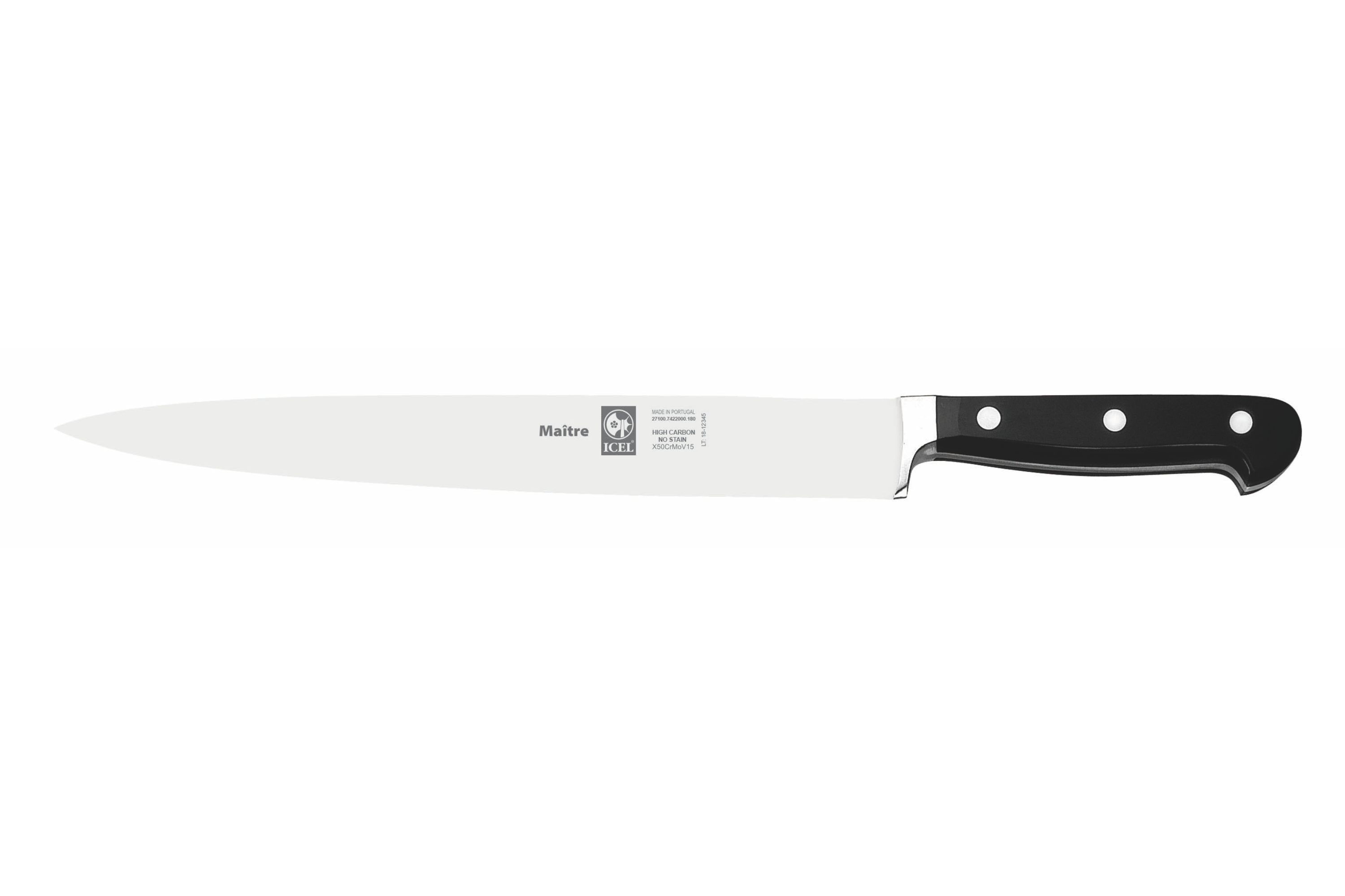 Faca para trinchar, flexível 180mm