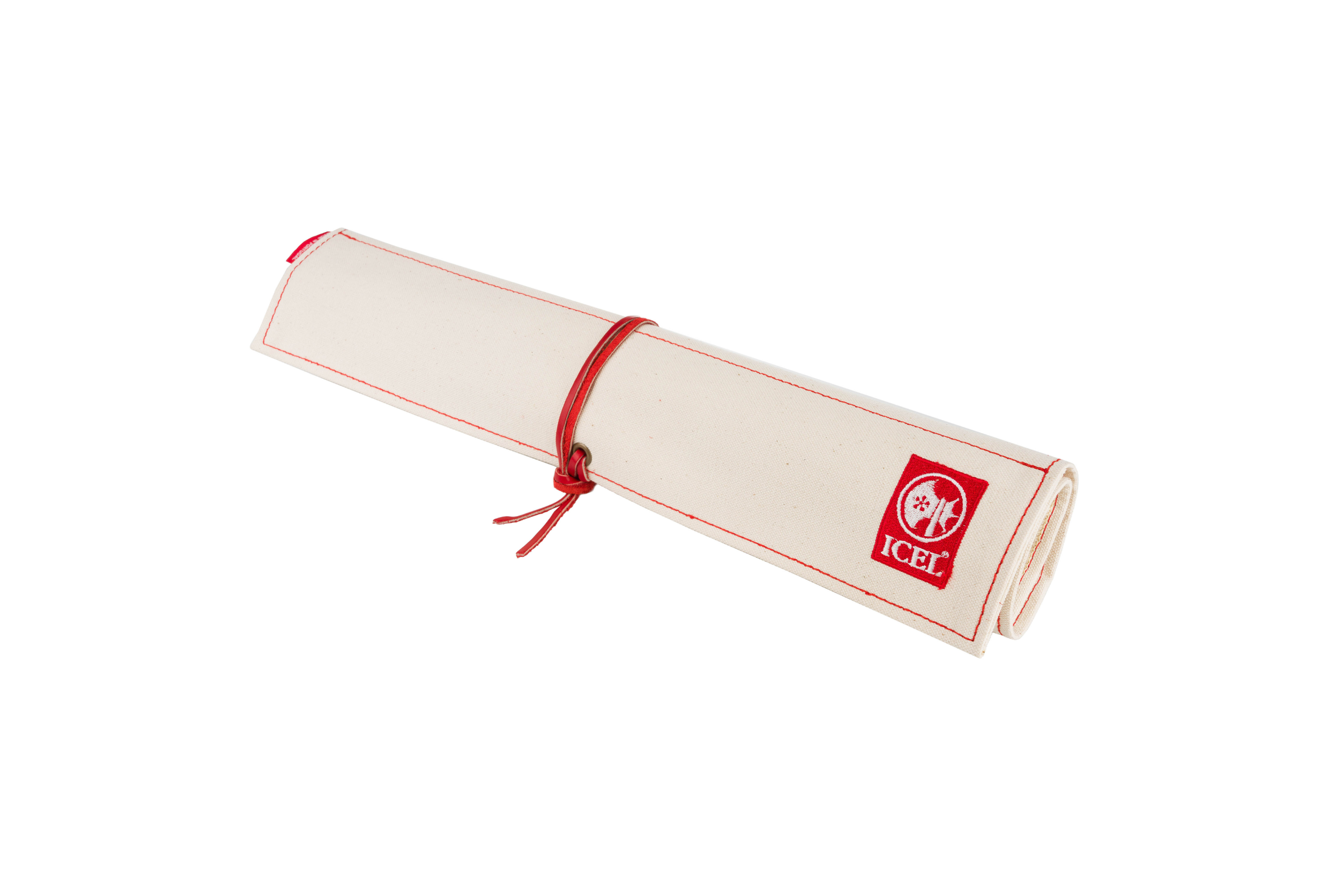 Estojo de pano cru para 3 peças
