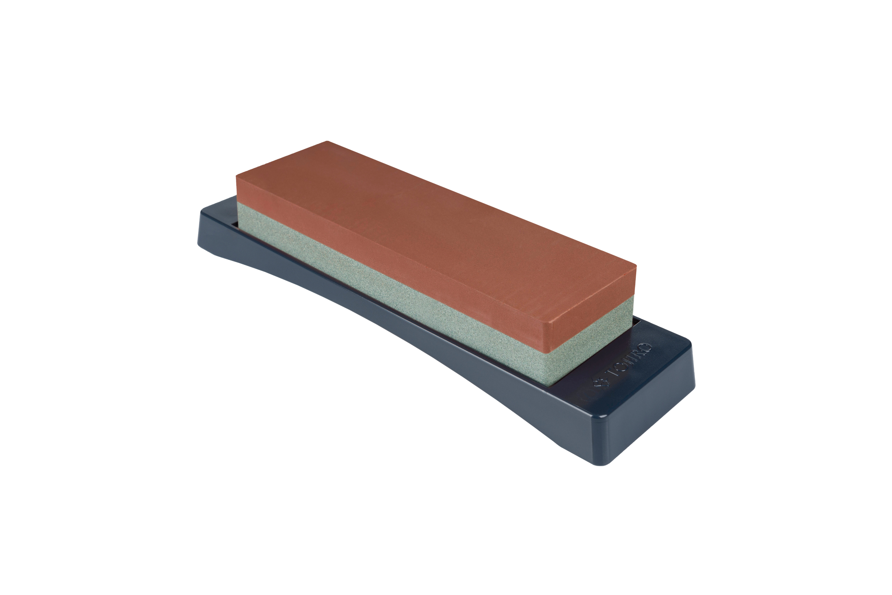 Pedra de afiar com suporte - 220/1000 (grão)